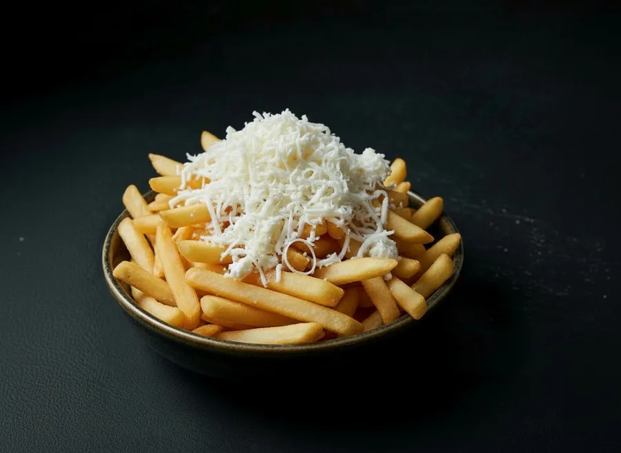French fries with cheese