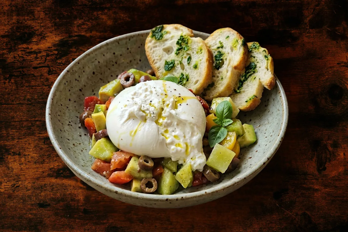 Salad burrata