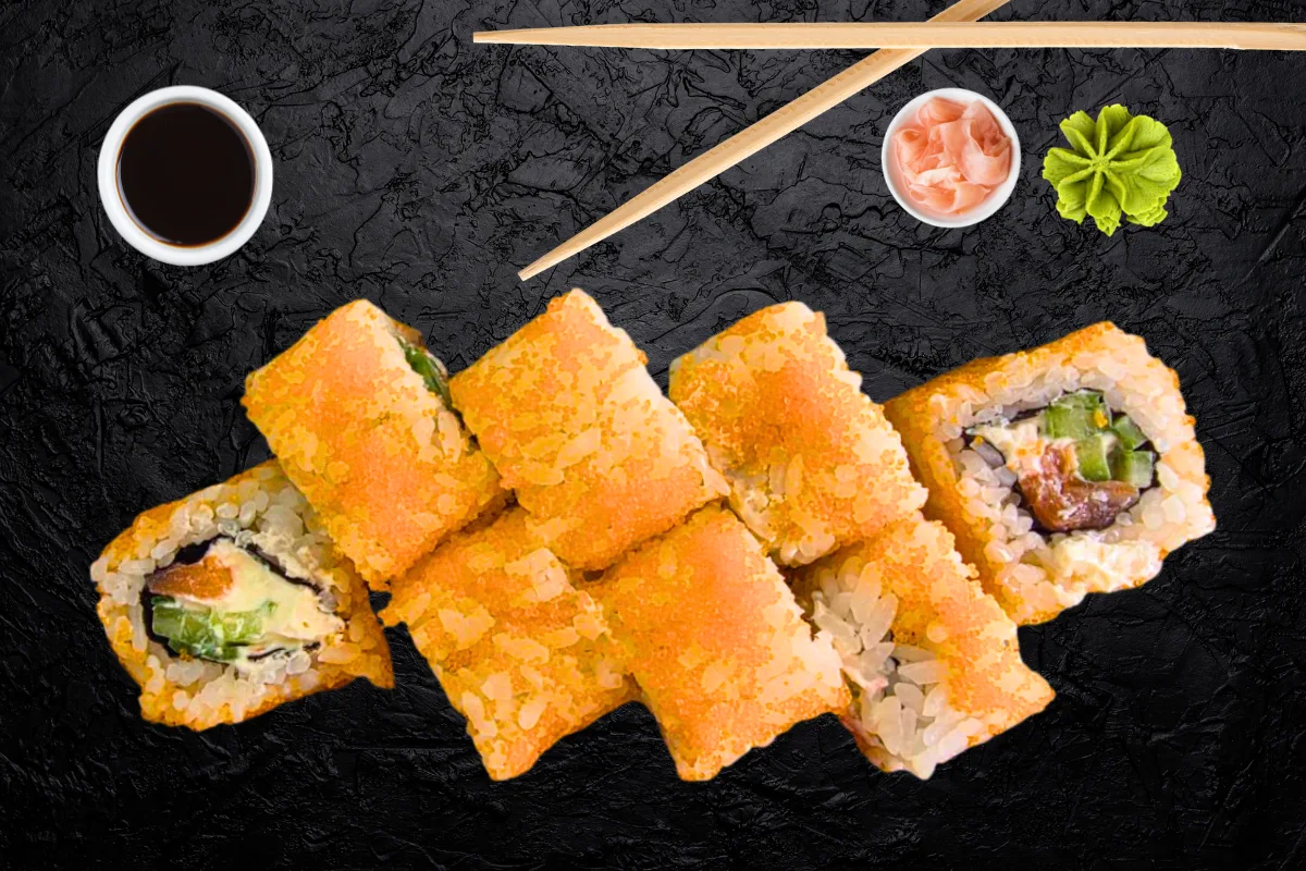 California with salmon 8 pcs.
